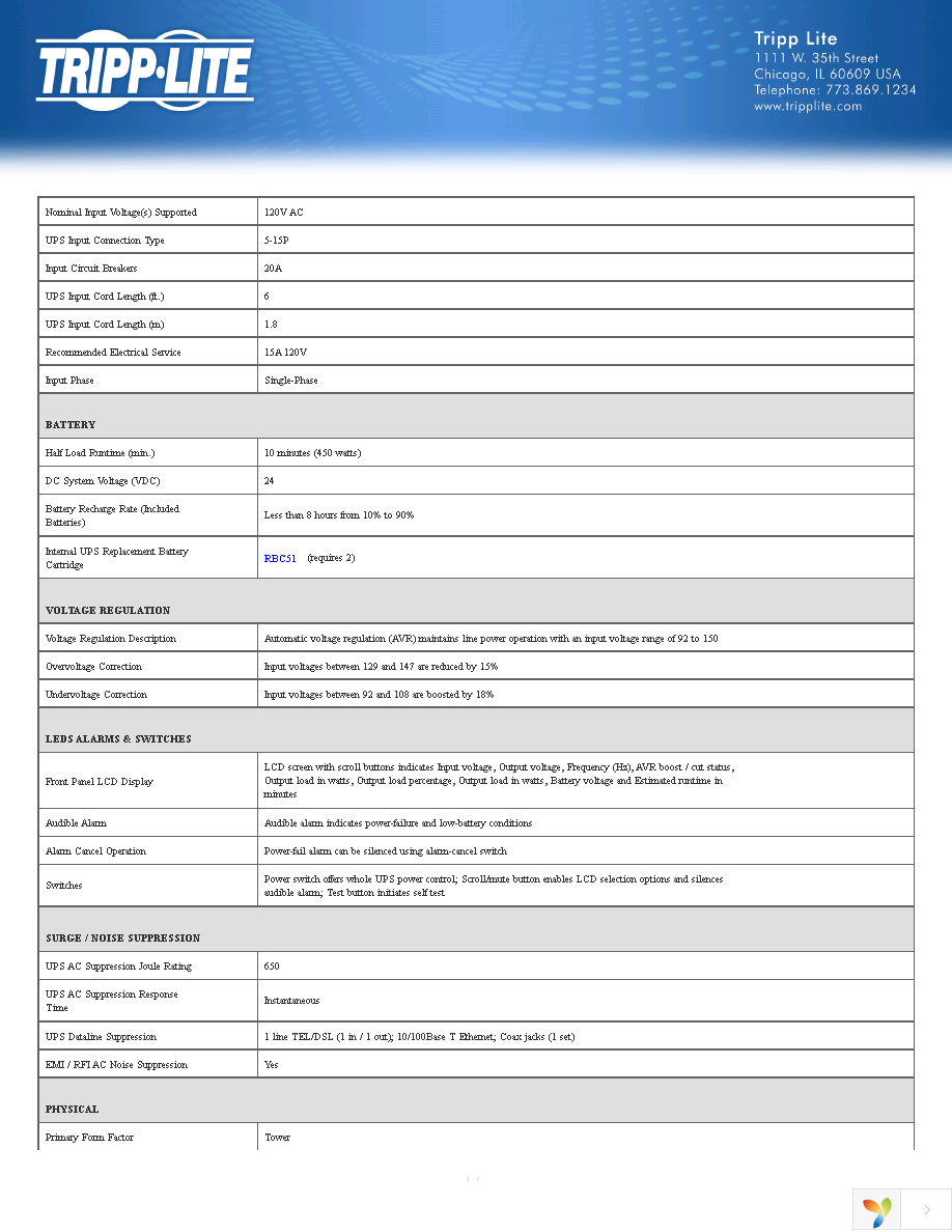 SMART1500LCDT Page 3