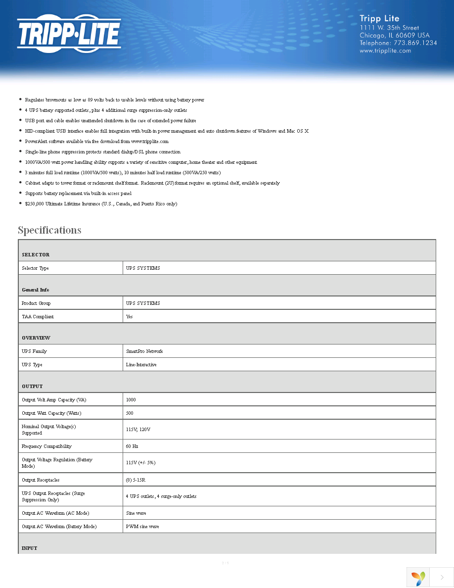 SMART1000LCDTAA Page 2