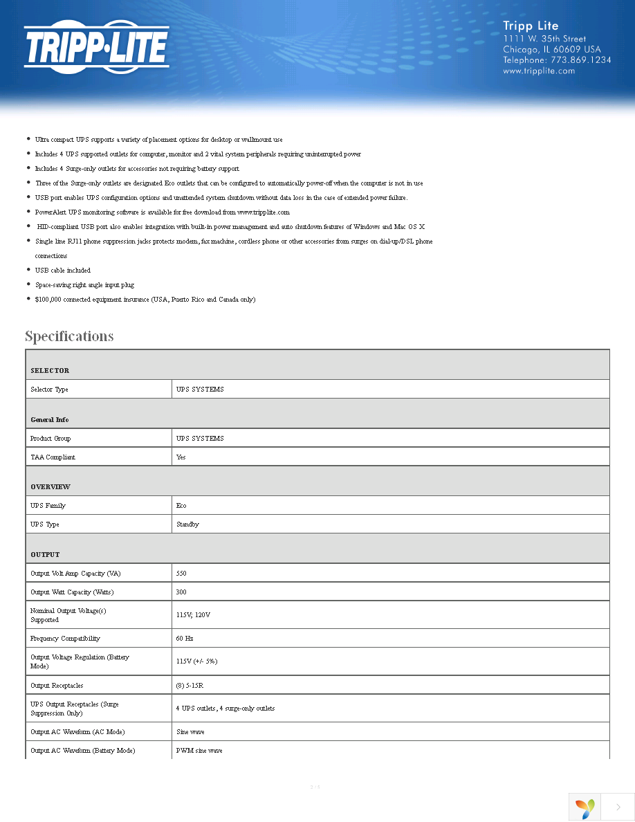 ECO550UPSTAA Page 2