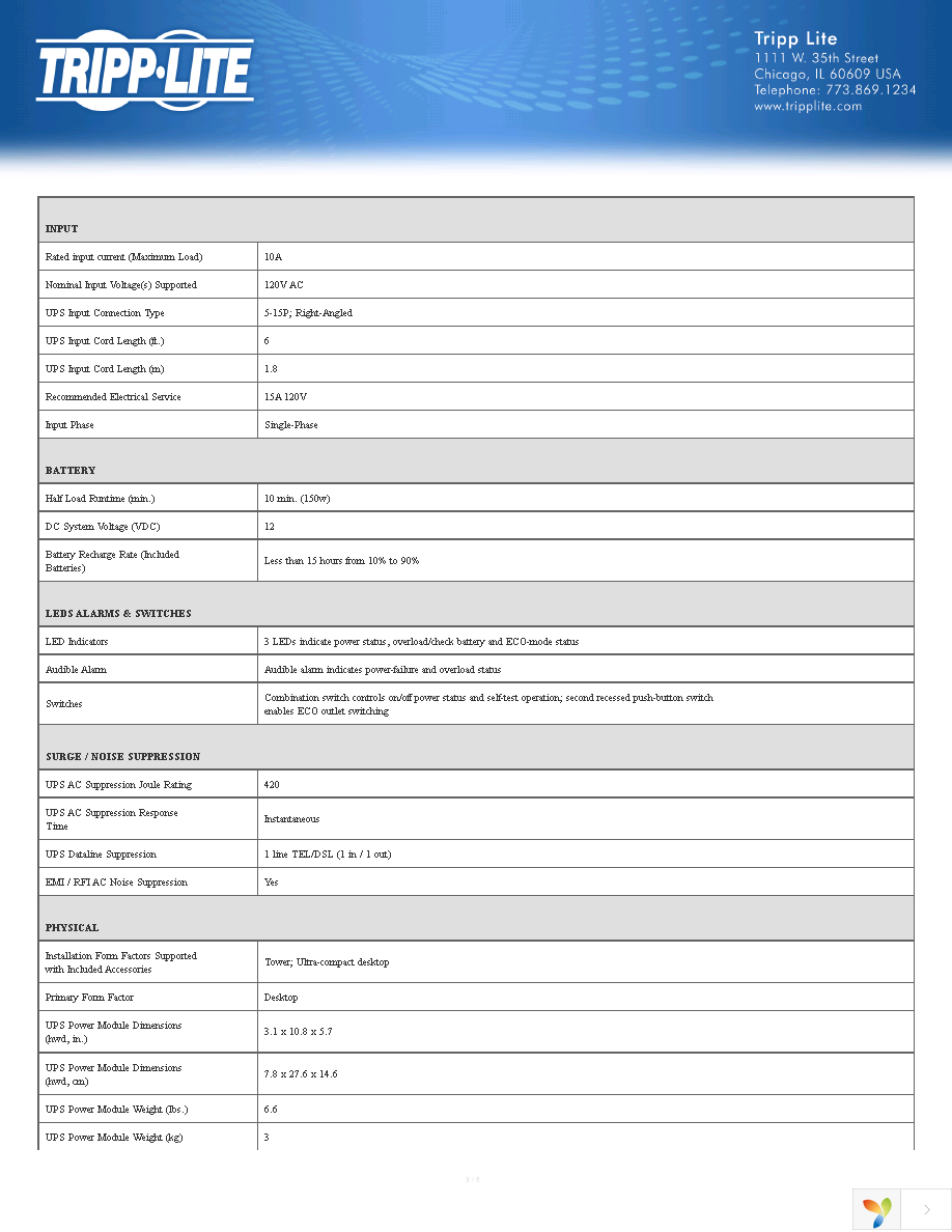 ECO550UPSTAA Page 3