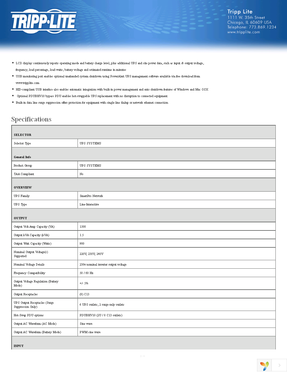 SMX1500LCDT Page 2