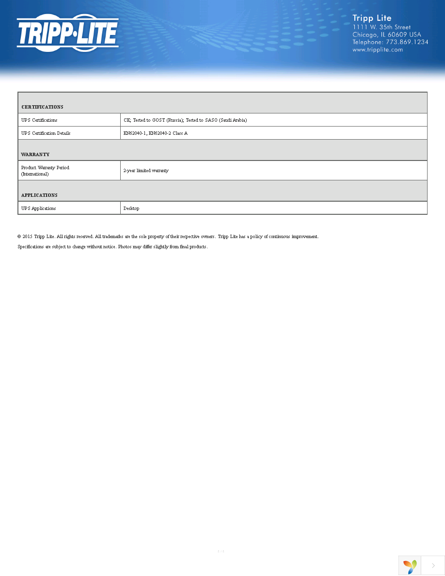 SMX1500LCDT Page 5