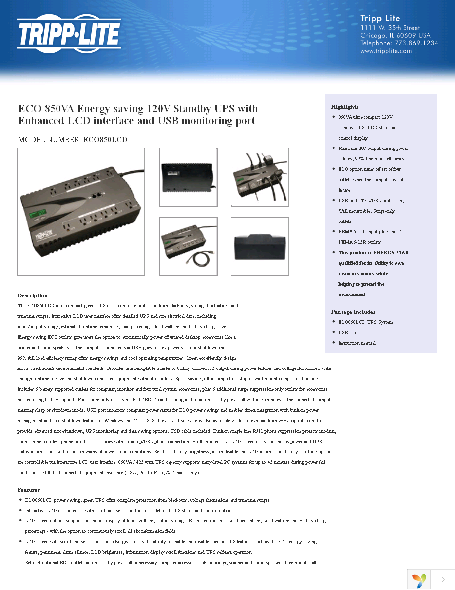 ECO850LCD Page 1