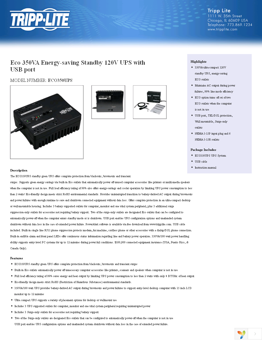 ECO350UPS Page 1