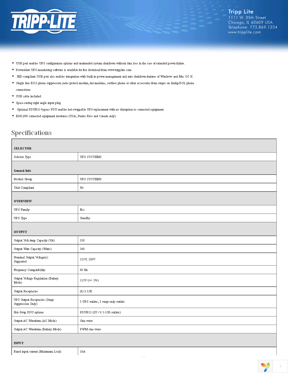 ECO350UPS Page 2