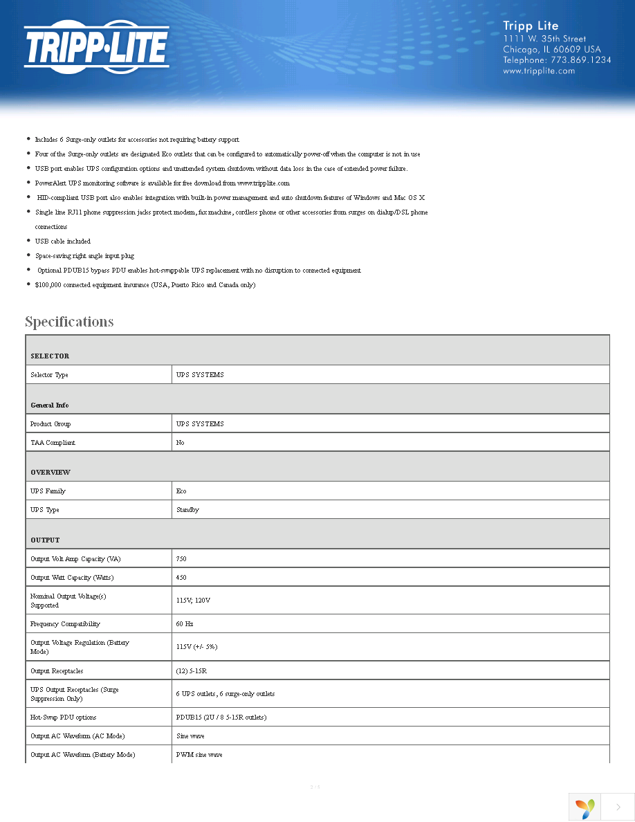 ECO750UPS Page 2