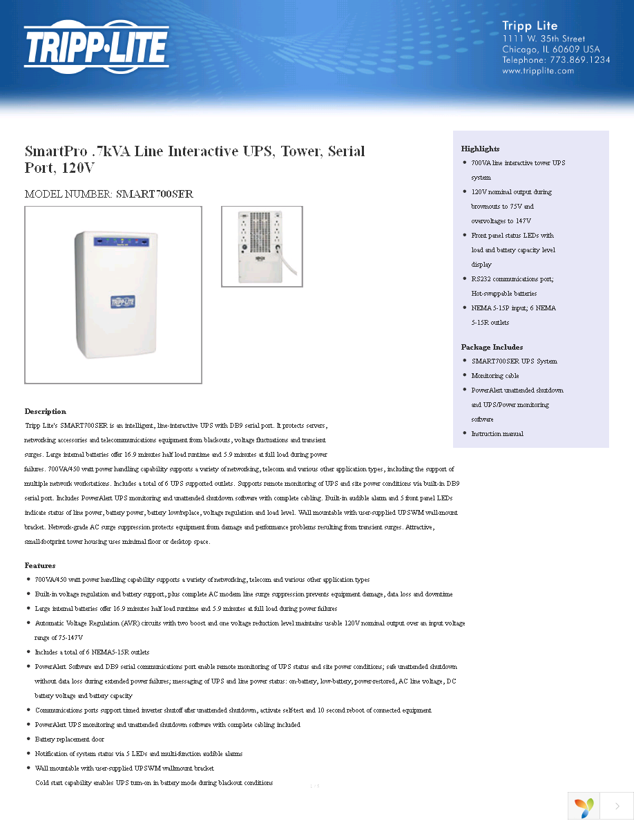 SMART700SER Page 1