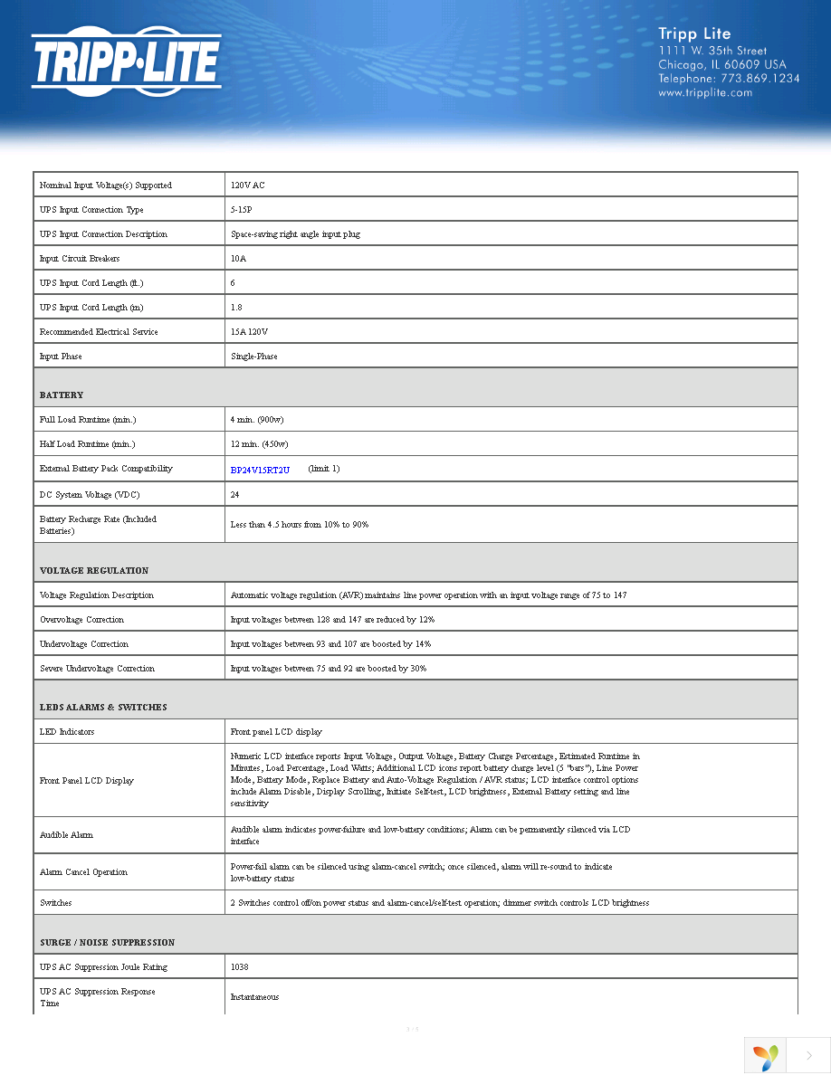 SMART1500LCDXL Page 3