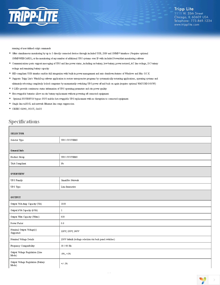 SMX1050SLT Page 2