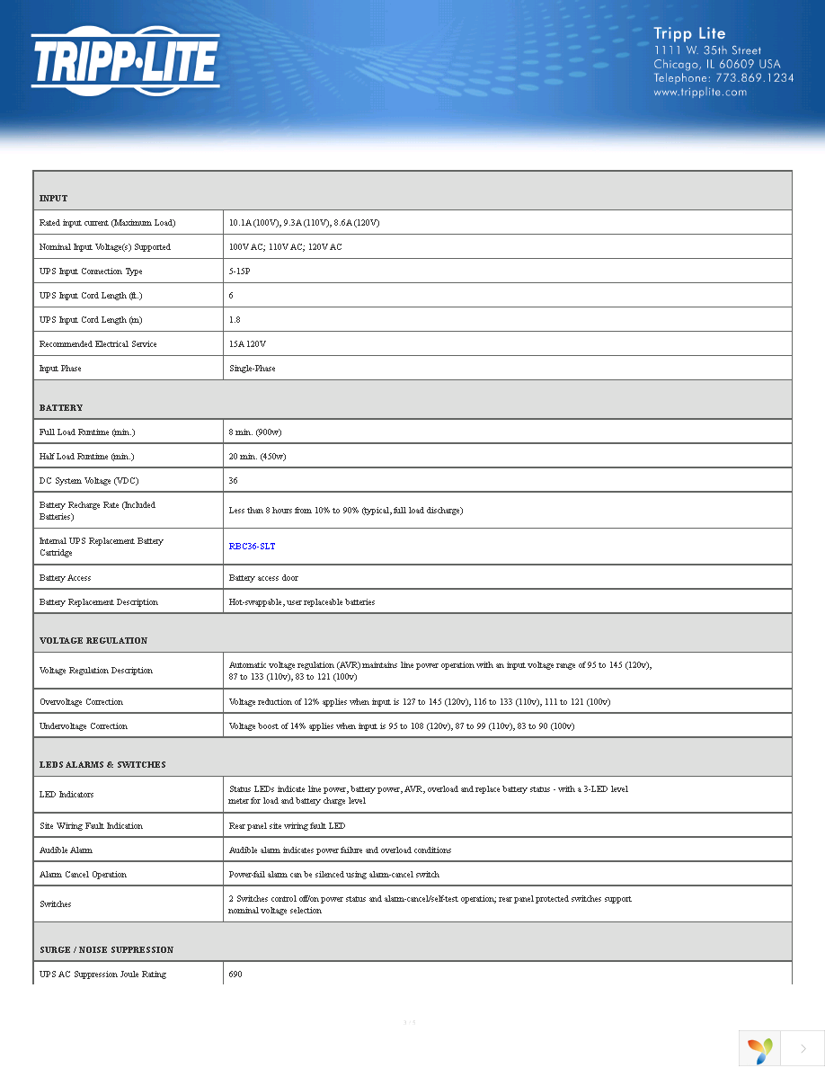 SMART1500SLT Page 3