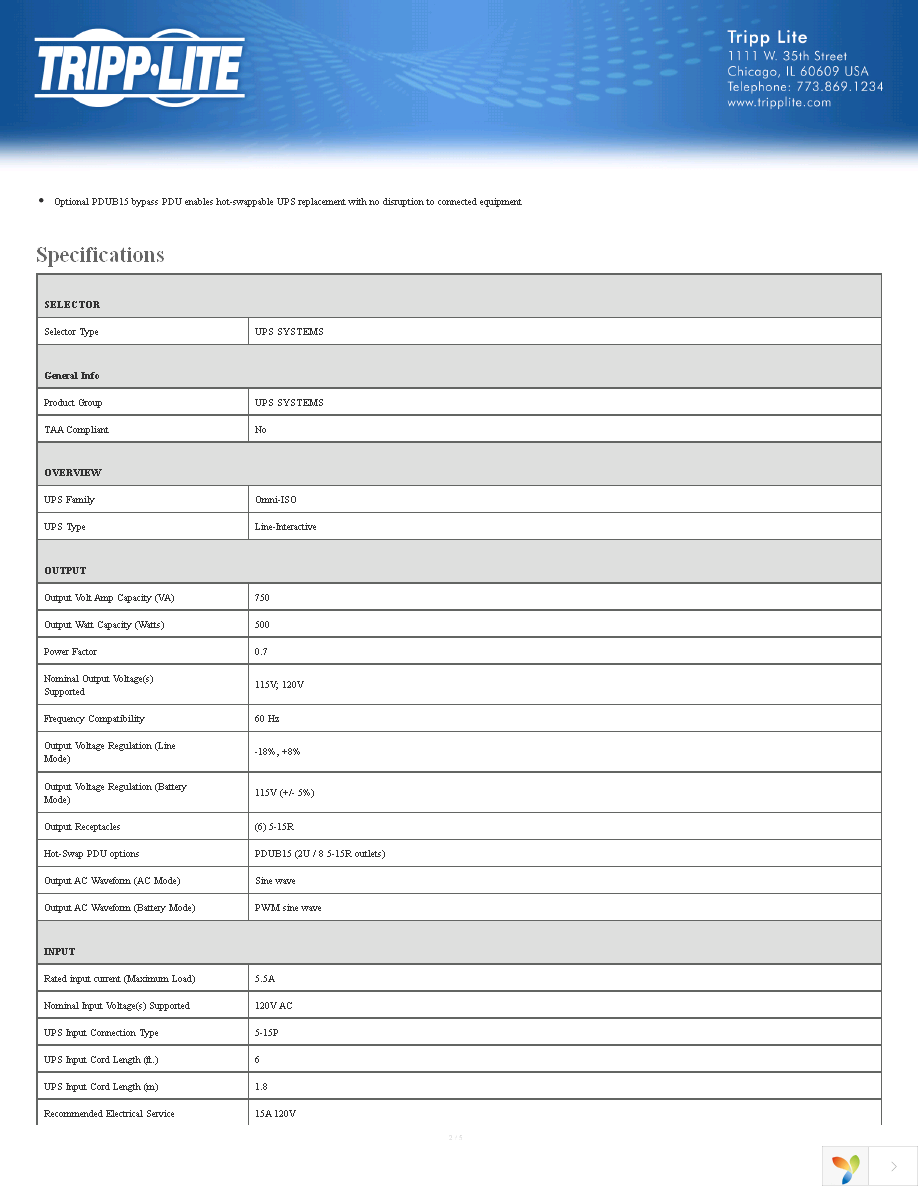 OMNI750ISO Page 2