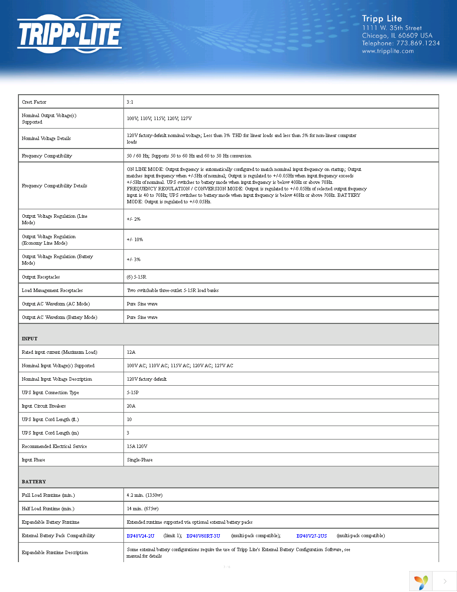 SU1500RTXLCD2U Page 3