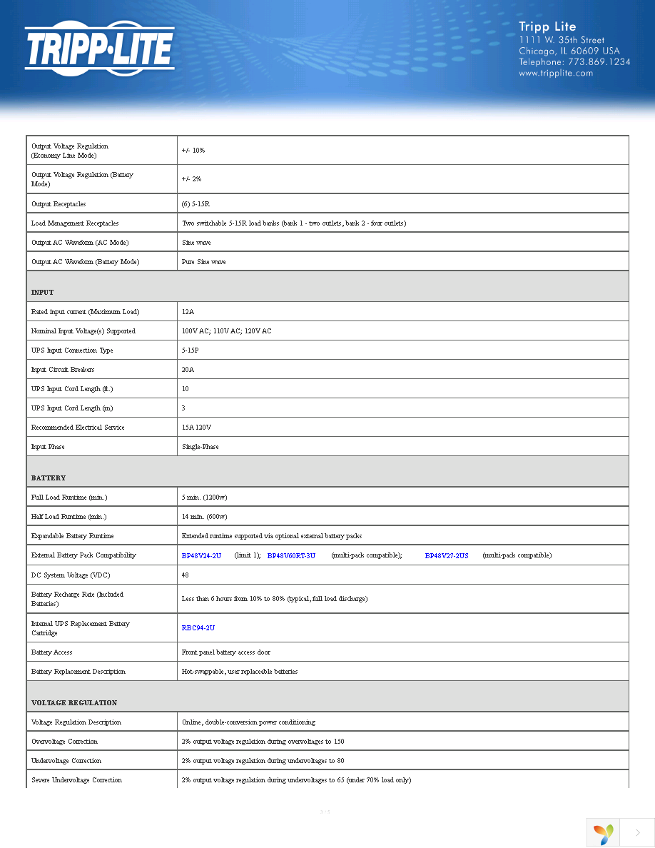 SU1500RTXL2UN Page 3