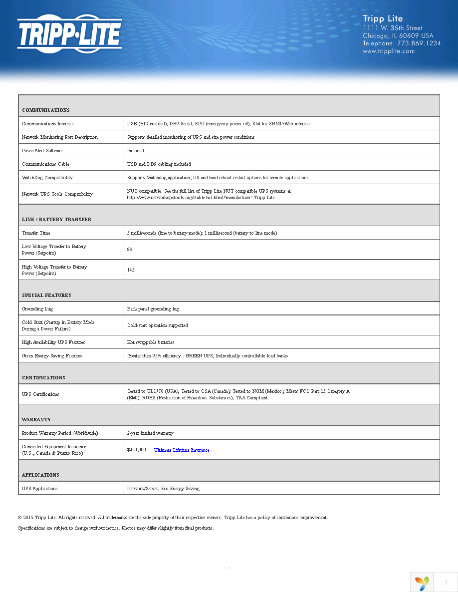 SM2200RMXL2UTAA Page 5