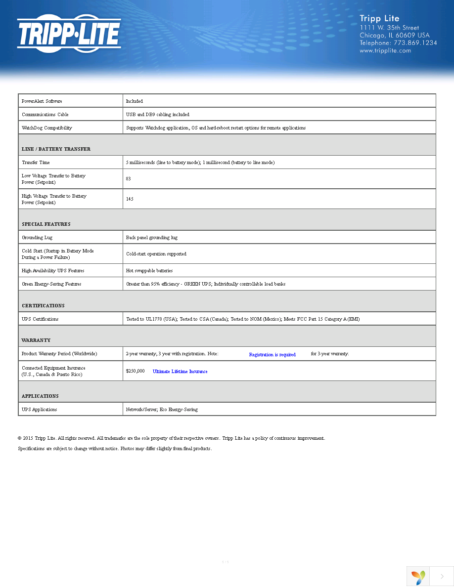 SMART2200RMXLN Page 5