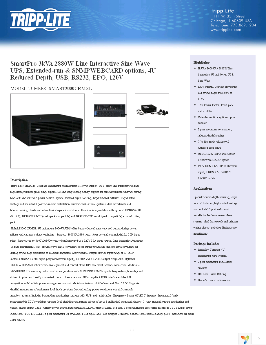 SMART3000CRMXL Page 1