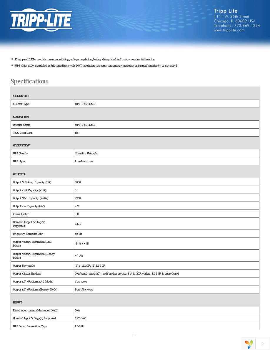 SMART3000SLT Page 2