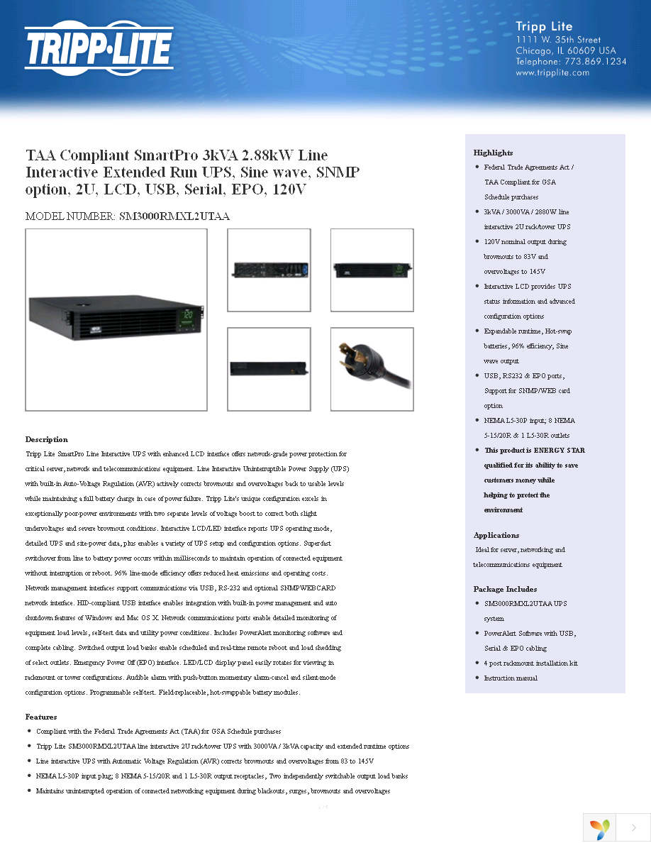 SM3000RMXL2UTAA Page 1