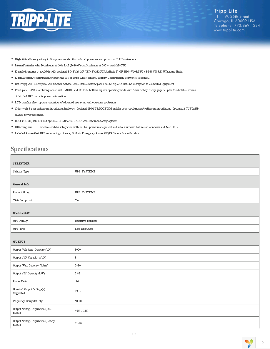 SM3000RMXL2UTAA Page 2