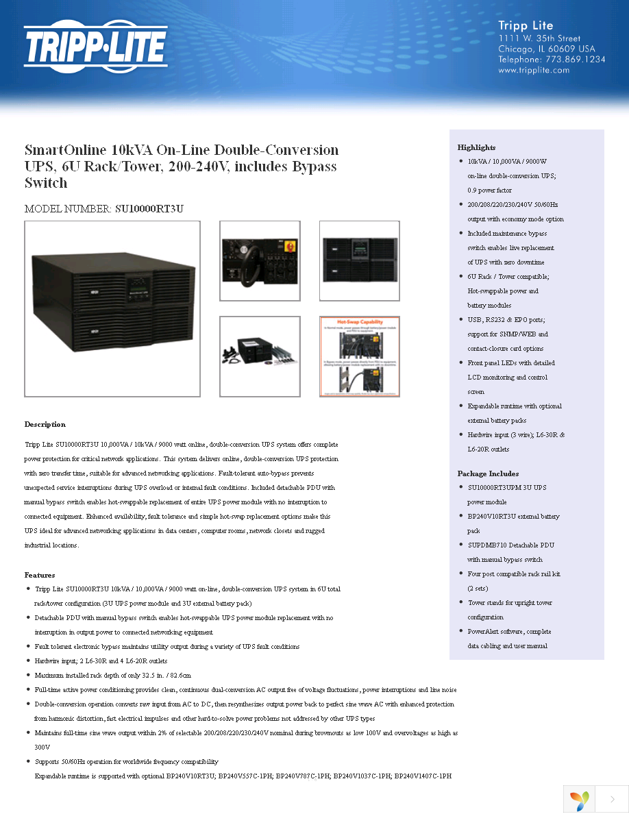 SU10000RT3U Page 1