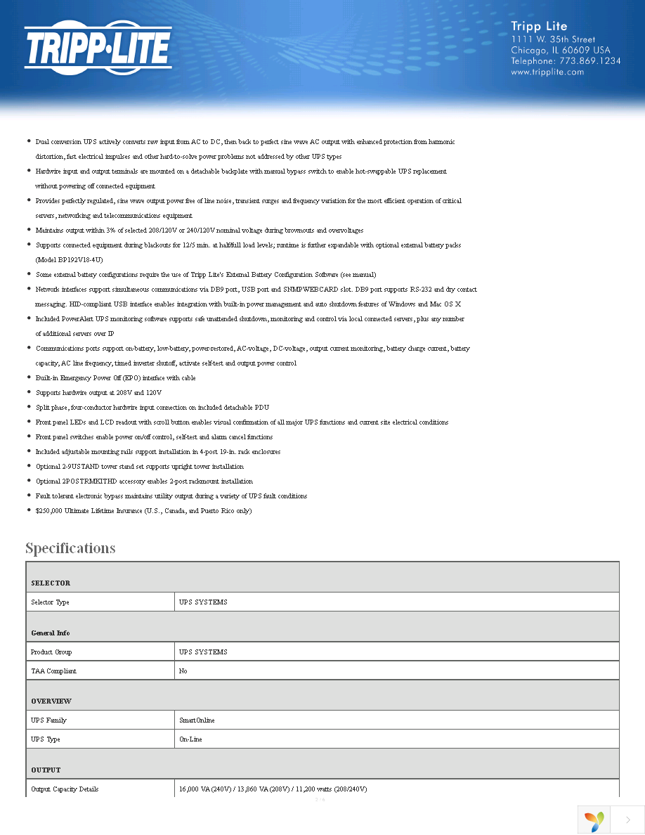 SU16000RT4UHW Page 2