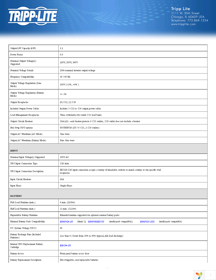 SMX3000XLRT2U Page 3