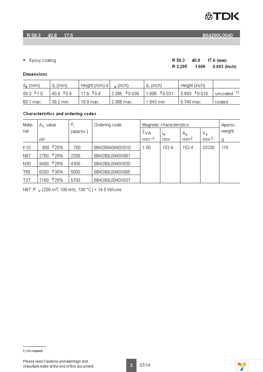 B64290L40X830 Page 2