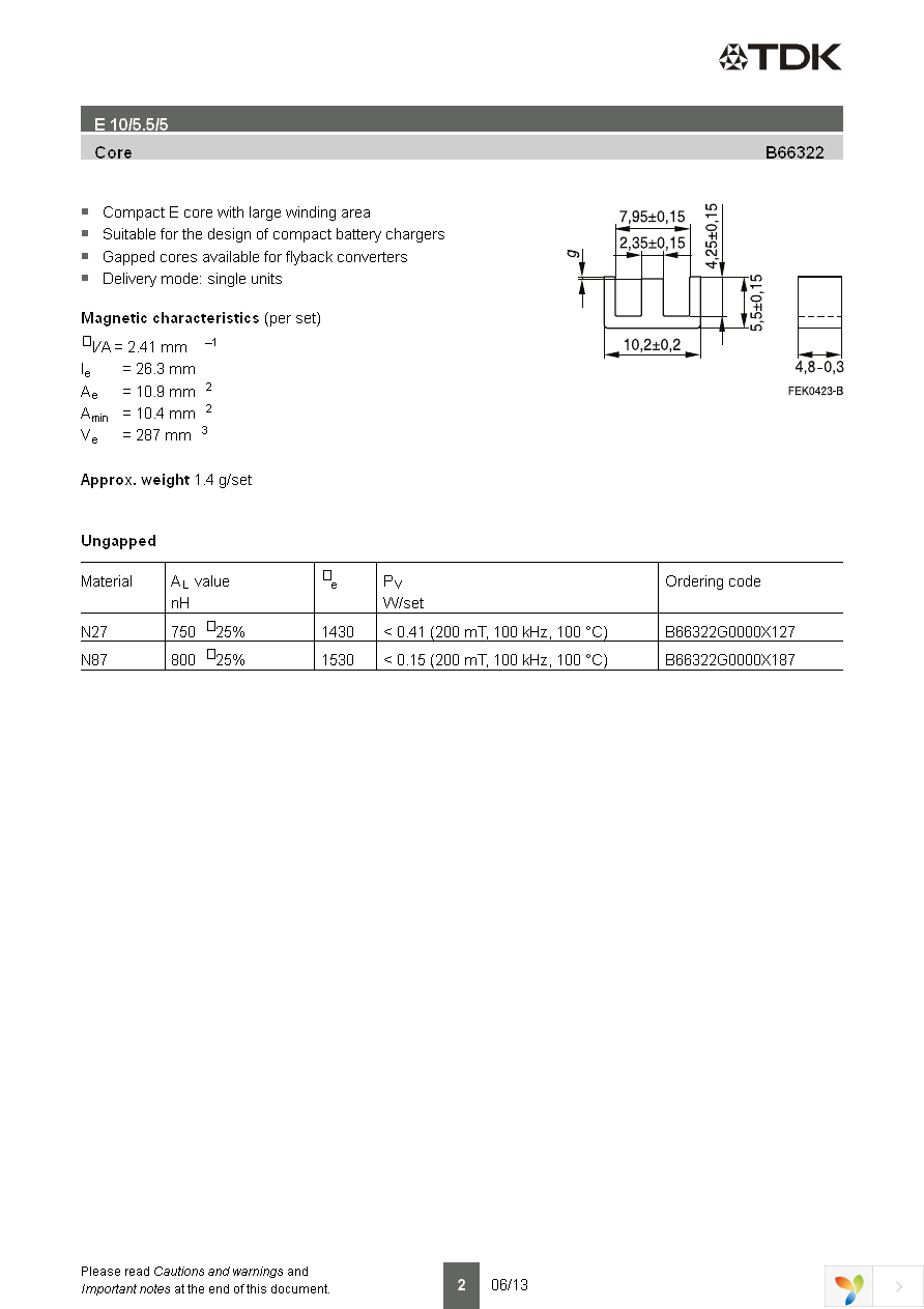 B66322GX127 Page 2