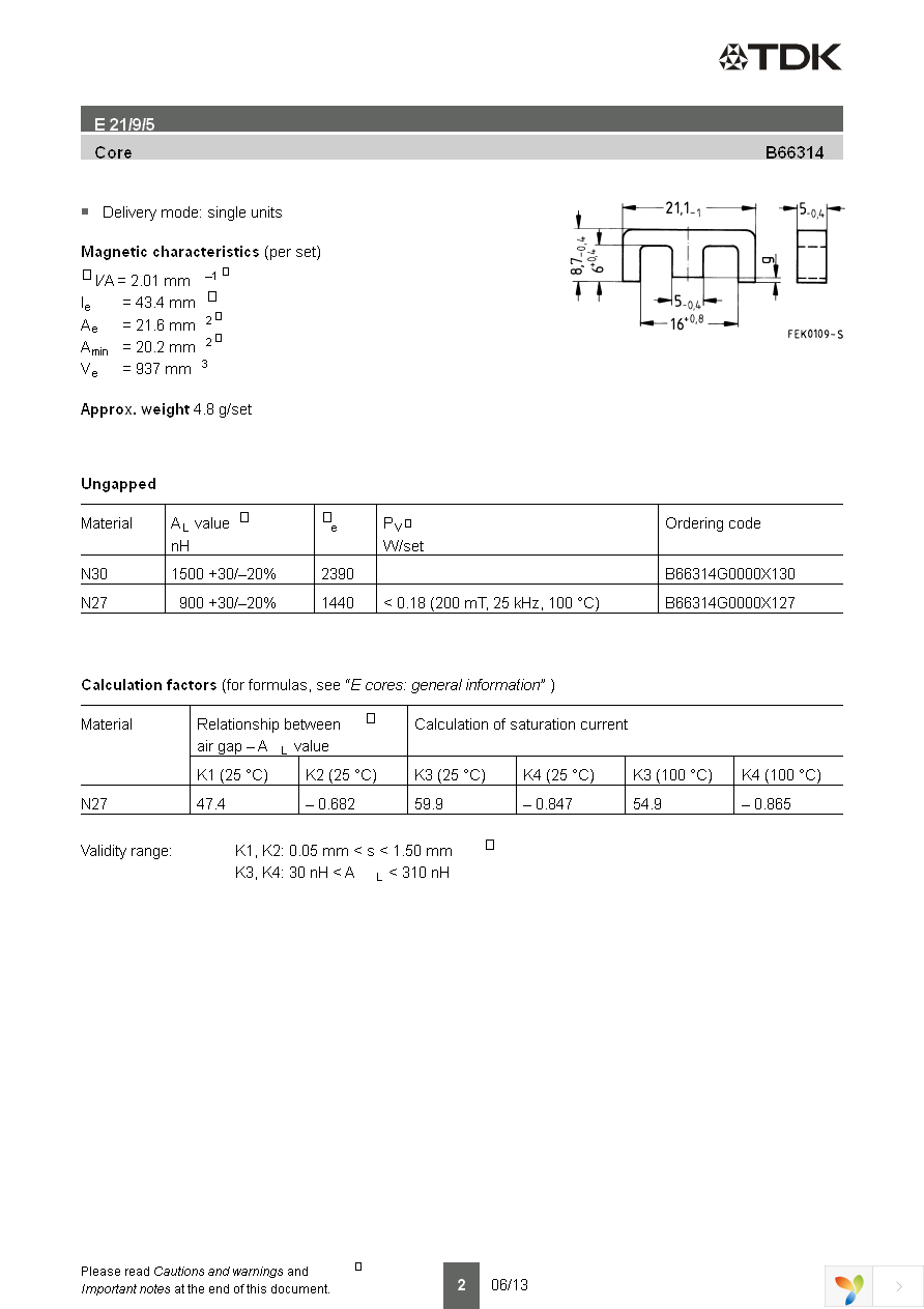 B66314GX130 Page 2