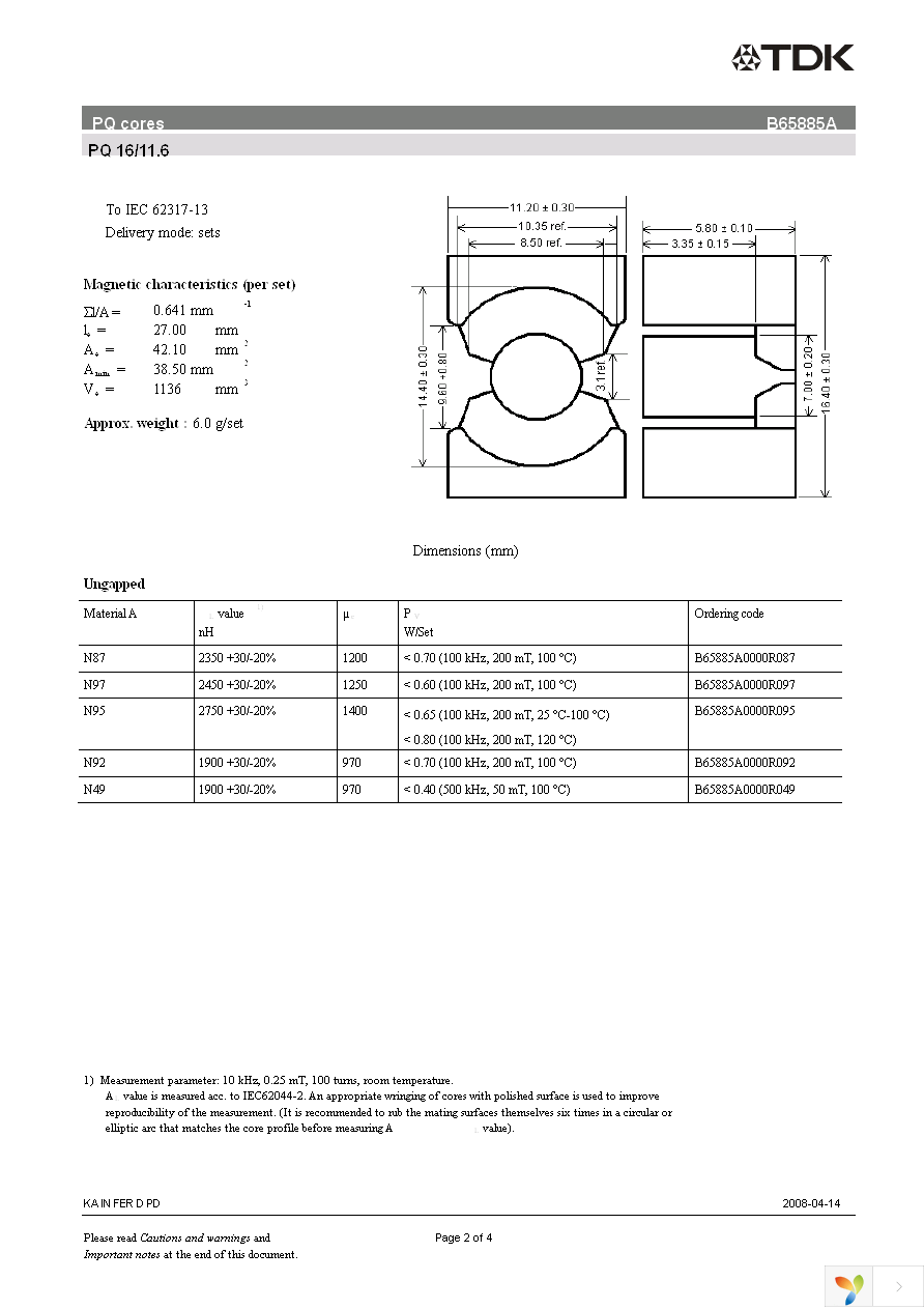 B65885AR87 Page 2