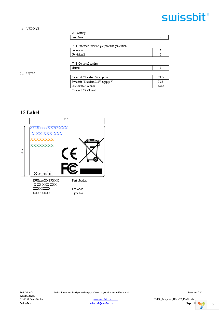 SFUI1024J1BP2TO-I-MS-211-STD Page 16