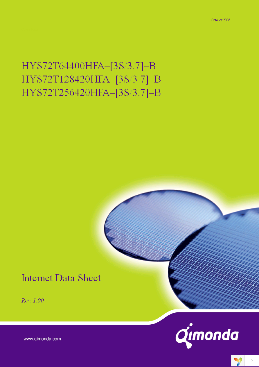HYS72T128420HFA-3S-B Page 1