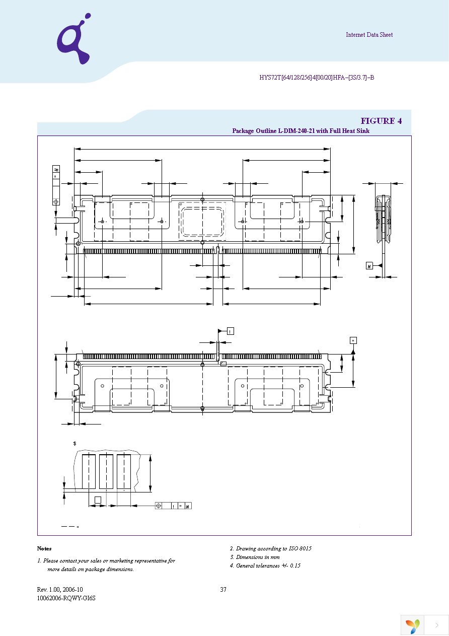 HYS72T128420HFA-3S-B Page 37