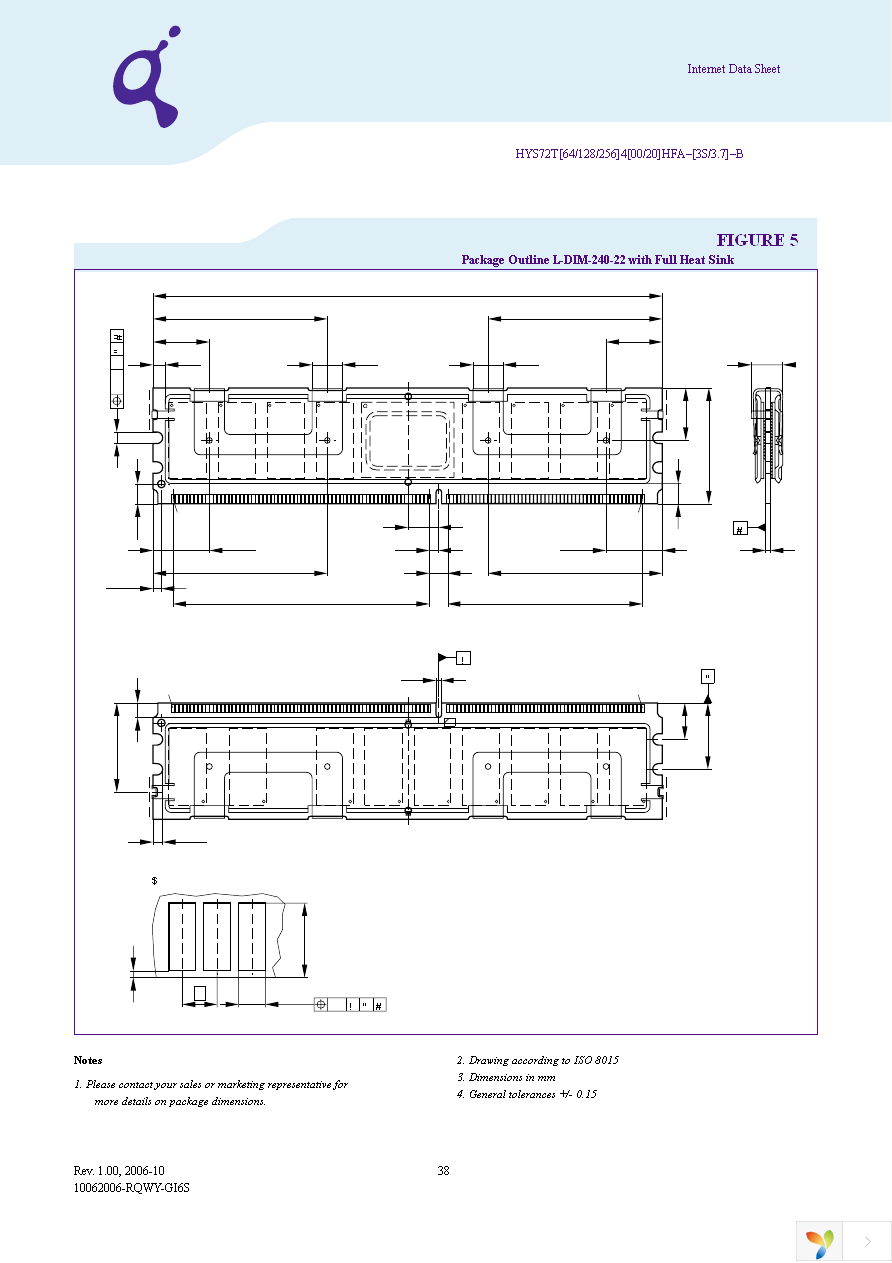 HYS72T128420HFA-3S-B Page 38