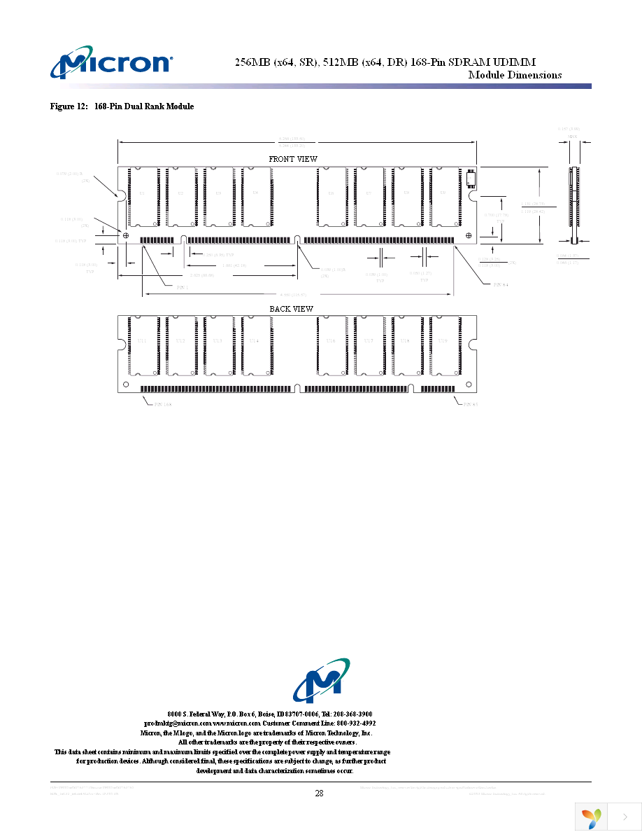 MT8LSDT3264AY-133G1 Page 28