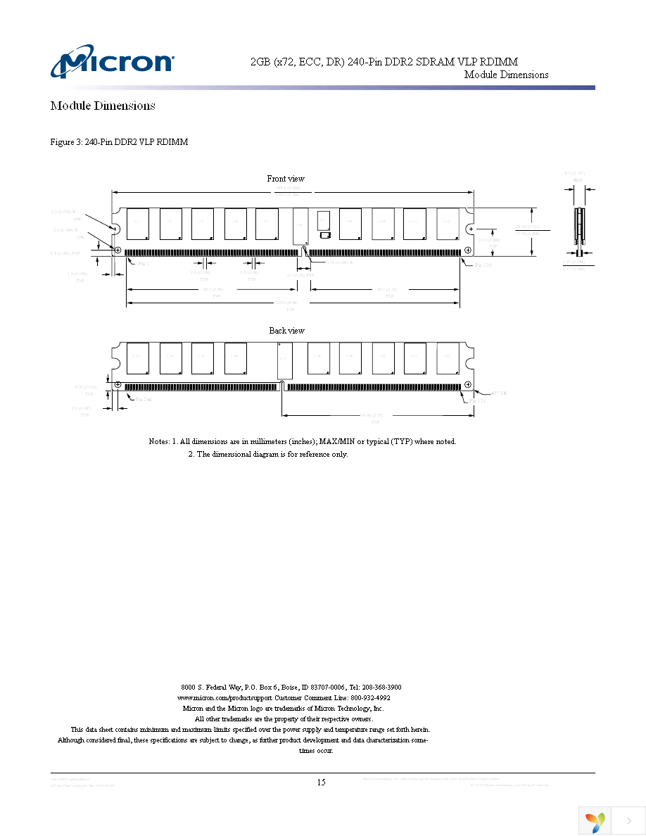 MT18HVF25672PDZ-667H1 Page 15