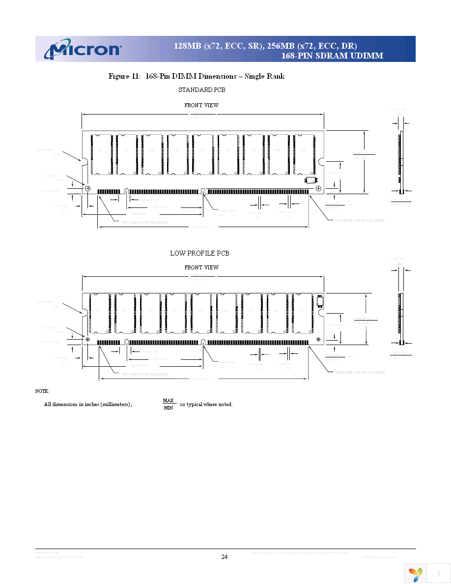 MT18LSDT3272AY-133L1 Page 24