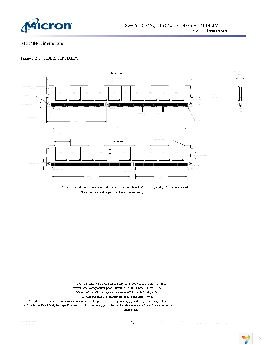 MT18JDF1G72PDZ-1G9E2 Page 19