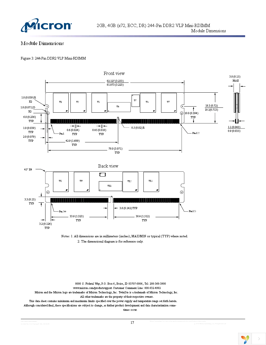 MT18HVS25672PKZ-80EH1 Page 17