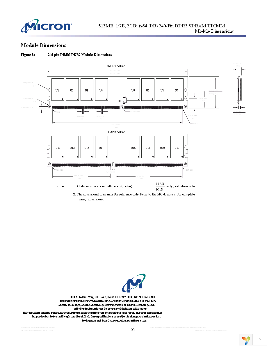 MT16HTF6464AY-667B4 Page 20