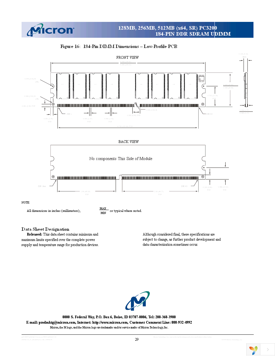 MT4VDDT1664AG-335F3 Page 29