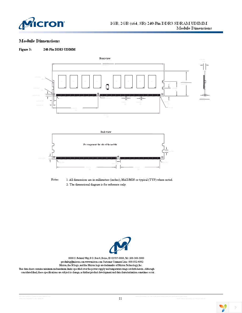 MT8JTF12864AY-1G4D1 Page 11