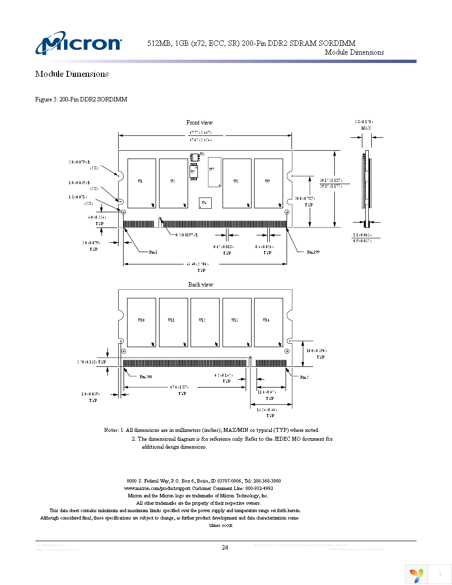 MT9HTF6472RHY-667D1 Page 24