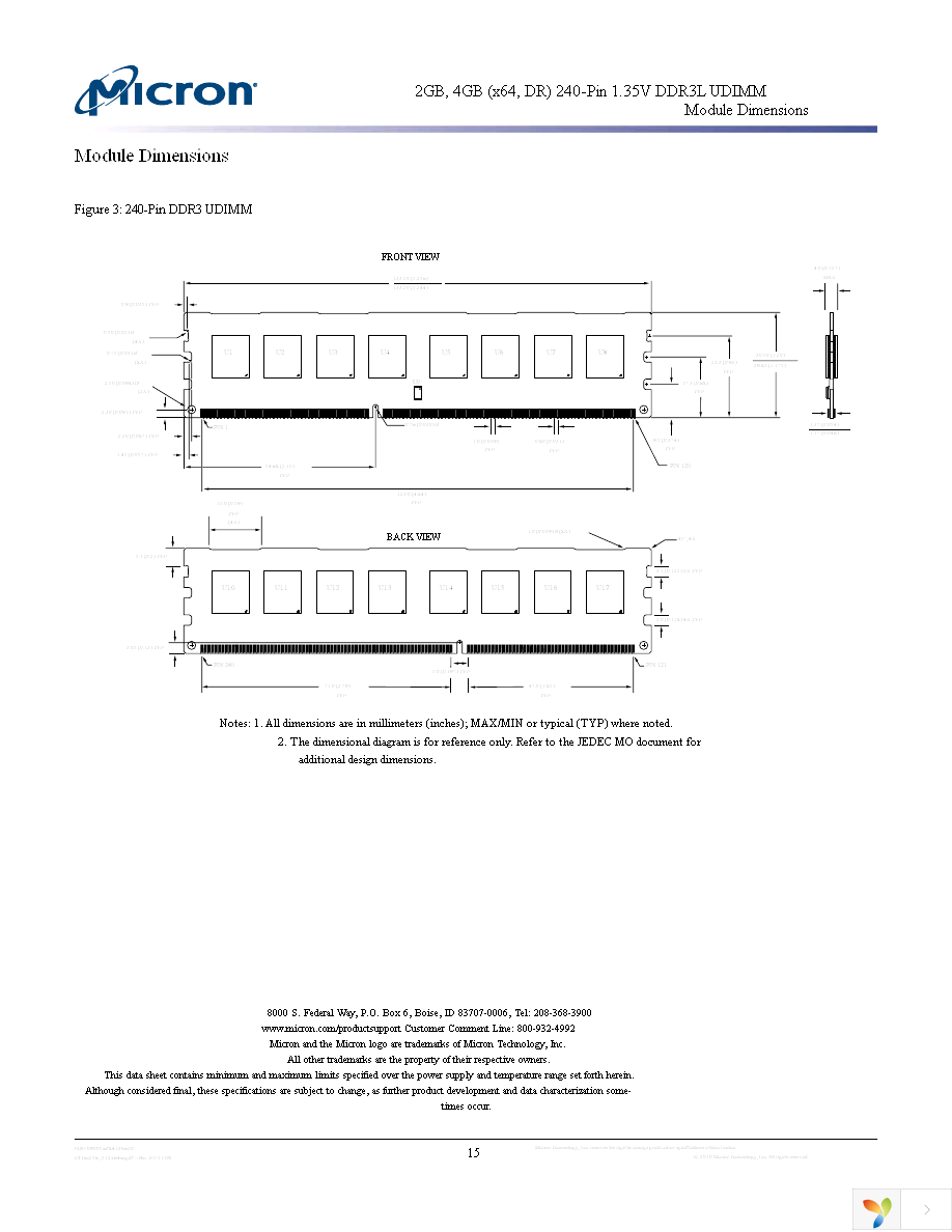 MT16KTF25664AZ-1G4G1 Page 15