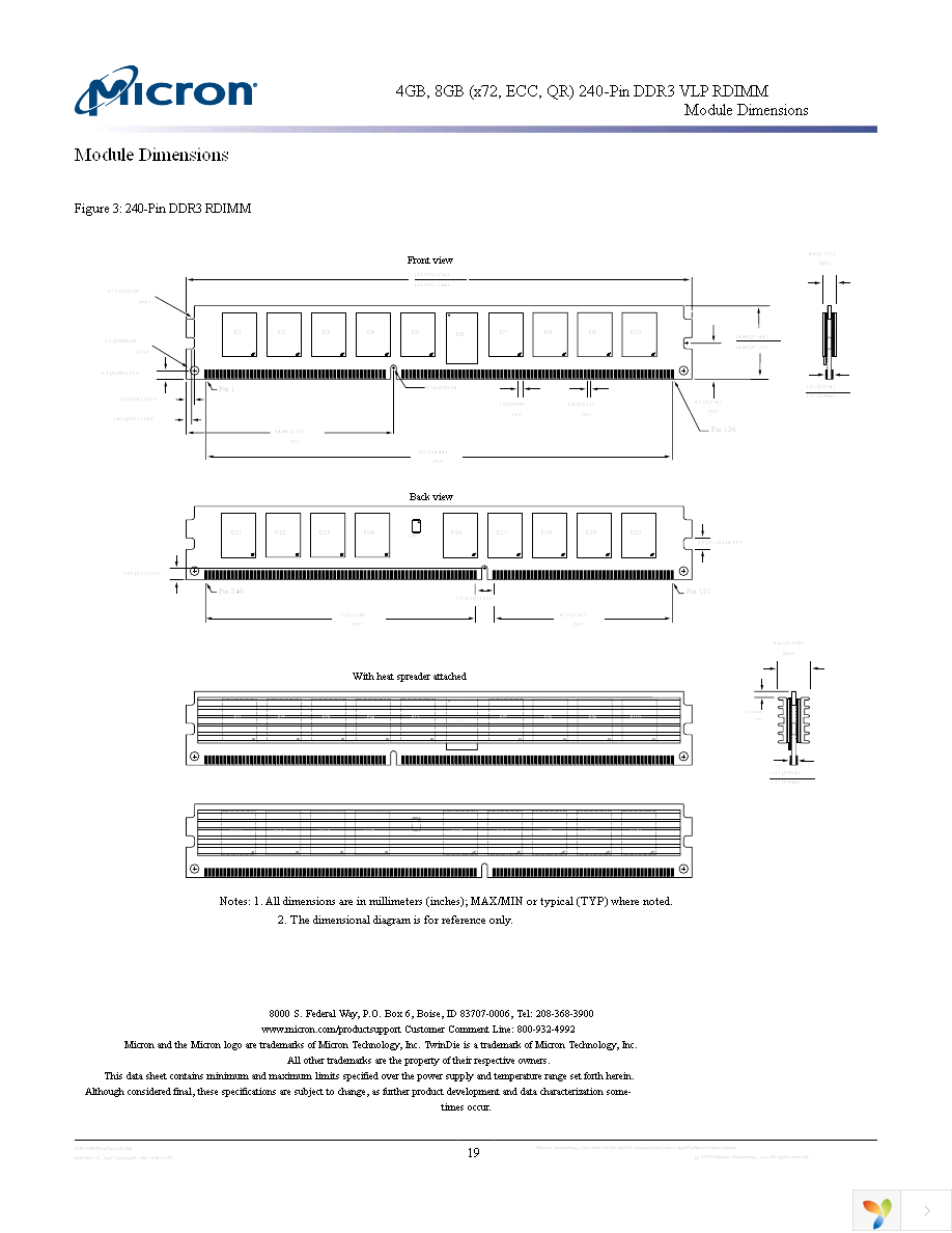 MT36JDZS1G72PDZ-1G1D1 Page 19