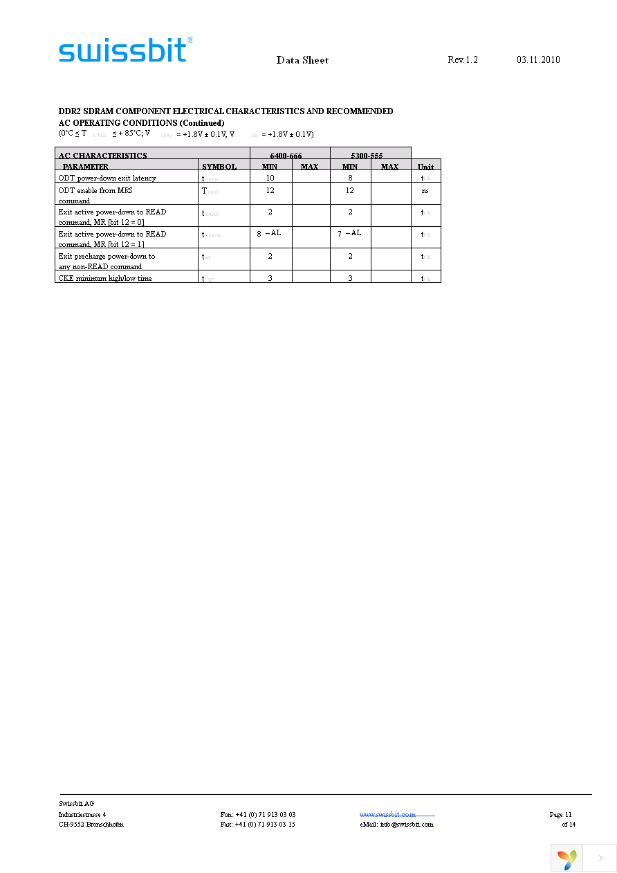 SEN06464H2CH1MT-25WR Page 11