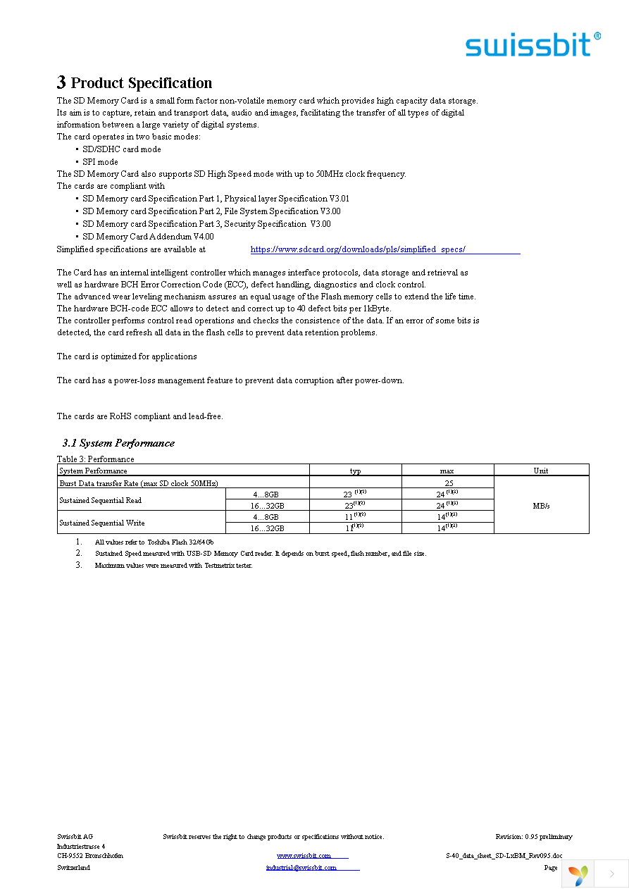 SFSD8192L1BM1TO-E-GE-111-STD Page 5