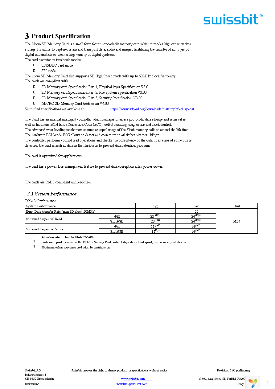 SFSD8192N1BM1TO-E-LF-111-STD Page 5