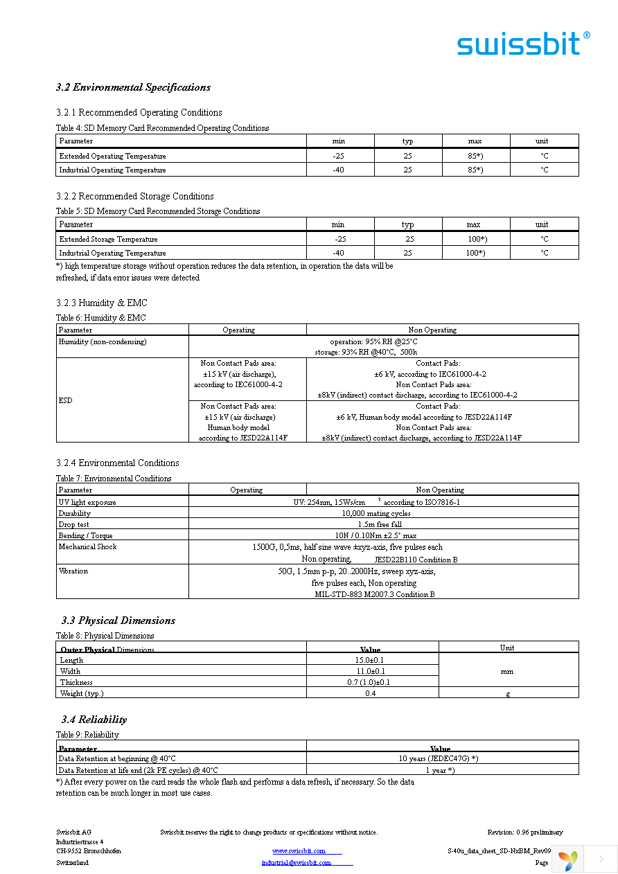 SFSD8192N1BM1TO-E-LF-111-STD Page 6