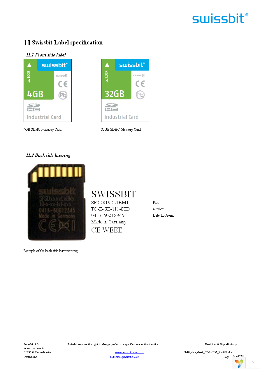 SFSD016GL1BM1TO-E-LF-111-STD Page 23